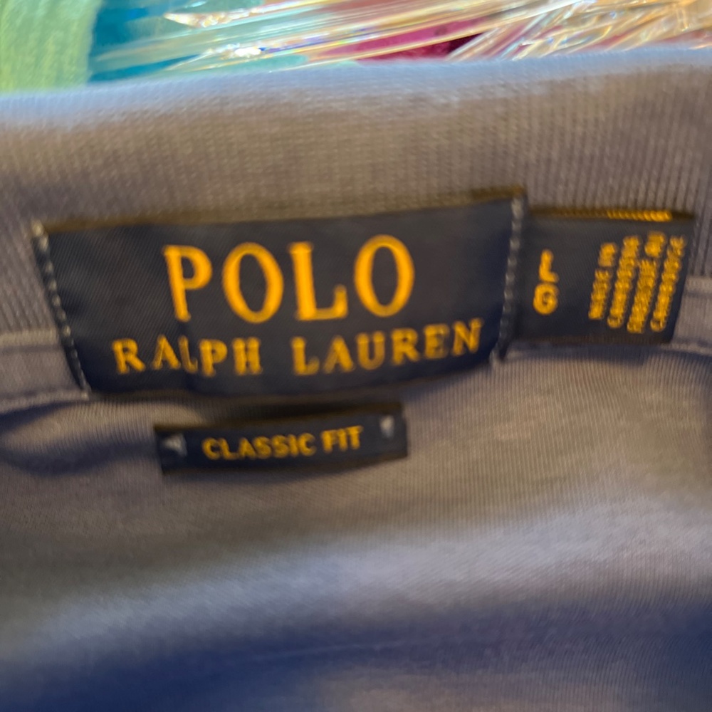 Polo Ralph Lauren Classic Fit Polo Medium Blue, Size L - Picture 4 of 4